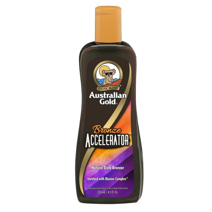 Australian Gold Bronze Accelerator Natural Dark Bronzer Tanning Lotion 250Ml