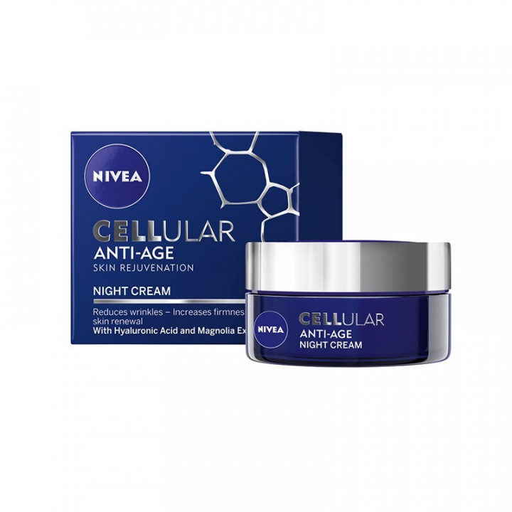 Nivea Anti-Age Night Cream Hyaluron Cellular Filler And Firming 50ml