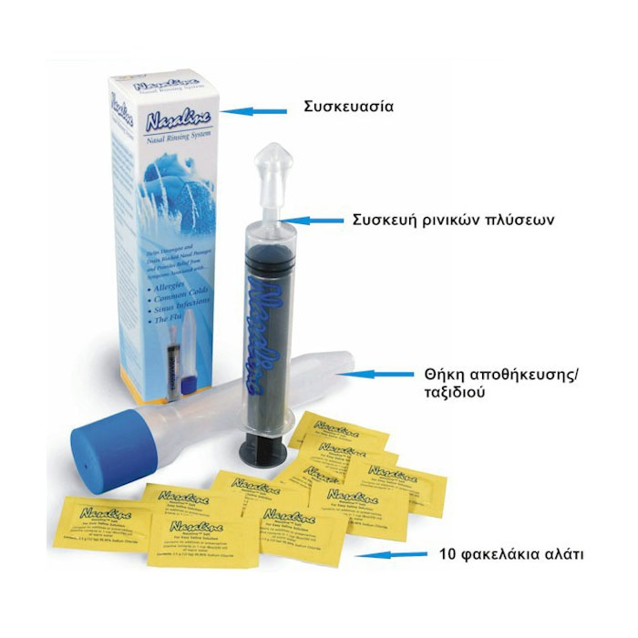 Nasaline Junior Nasal Rinser & Sachets Inhaler x10