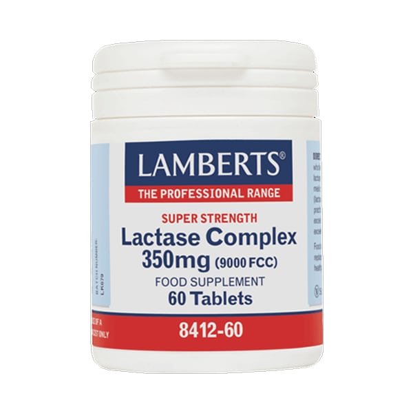 Lamberts Lactase Complex 900mg 60 Tablets – lactase supplement, 60 tablets