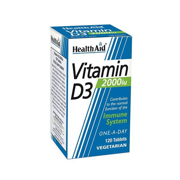 Health Aid Vitamin D3 2000Iu 120 Tablets