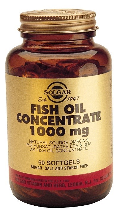 Solgar Fish Oil Concetrated 1000Mg 60 Softgels