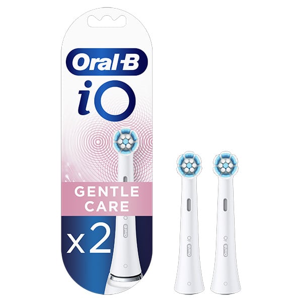 Oral-B Io Gentle Care White Replacement Electric Toothbrush Heads 2Pcs