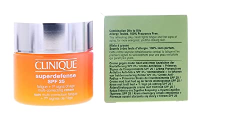 Clinique Superdefense Multi Correcting Face Cream Care Spf 25 1.7 Fl Oz