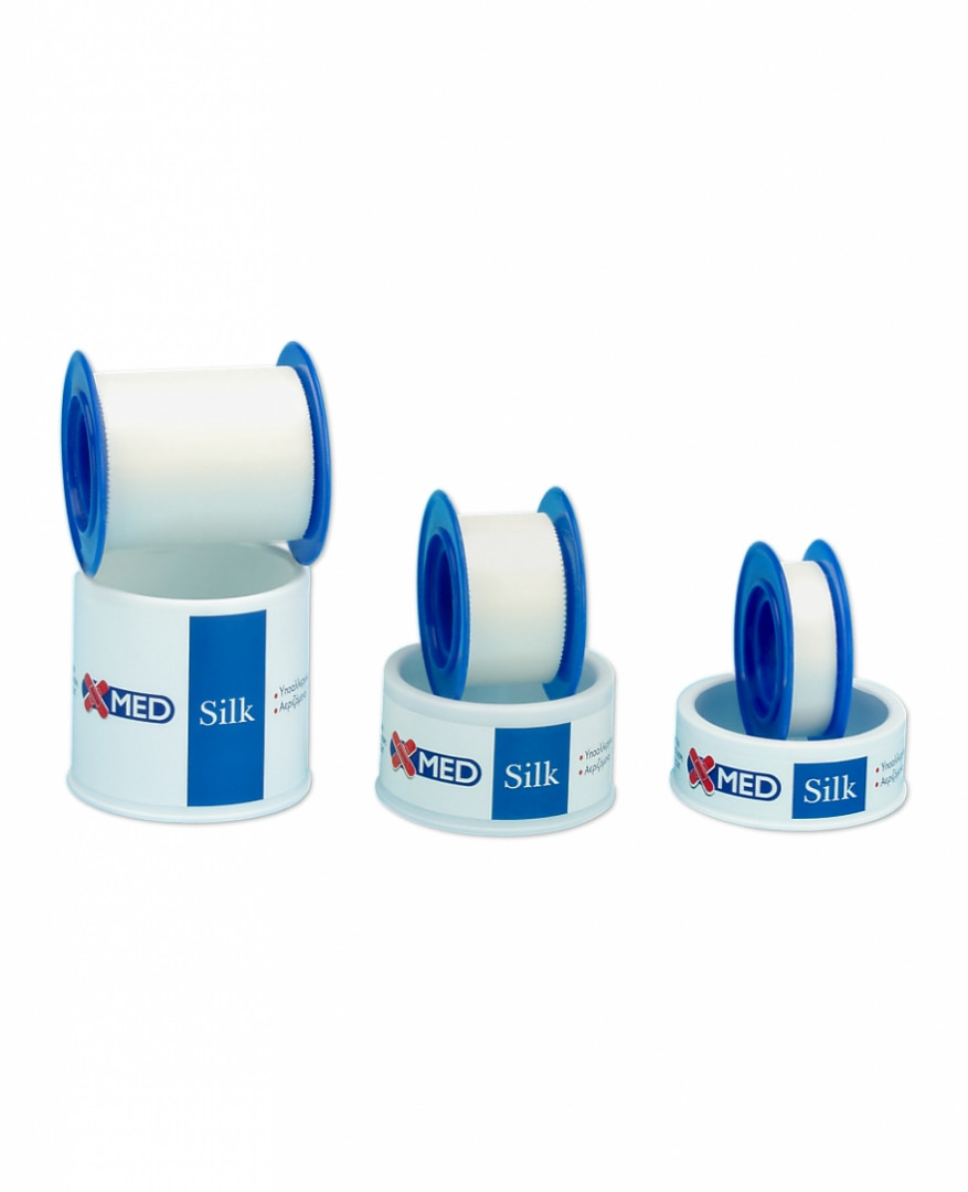X Med Silk Adhesive Tape 5M X 2.50Cm