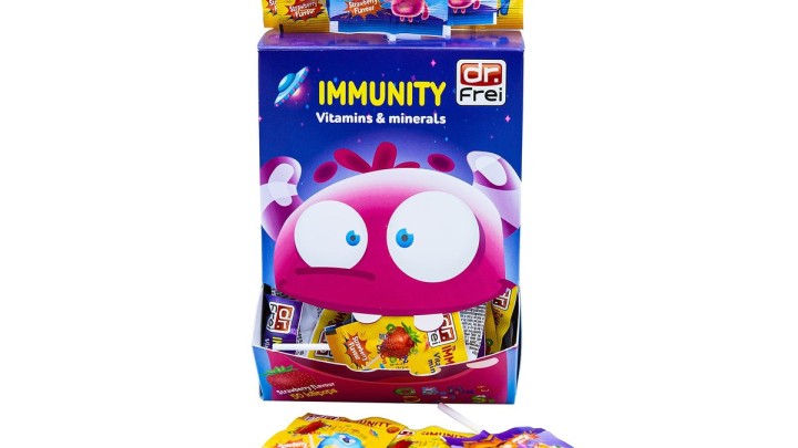 Dr Frei 50 Lollipops Box Immunity