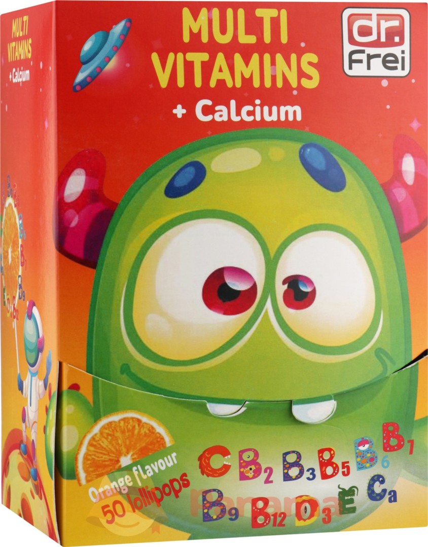 Vitamine Pentru Copii Dr Frei Multivitamins + Calcium 50Pcs 1pc
