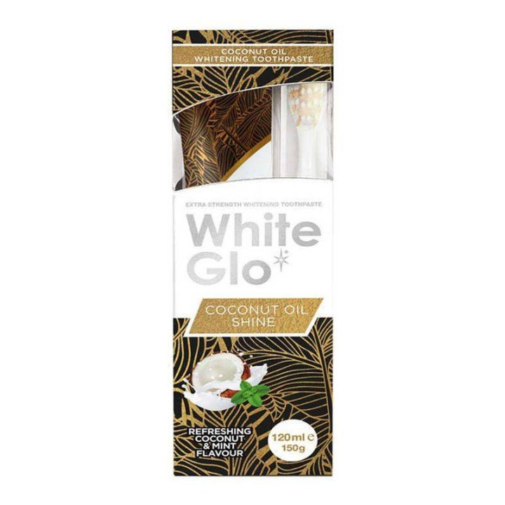 White Glo Coconut Oil Shine Toothpaste 120Ml