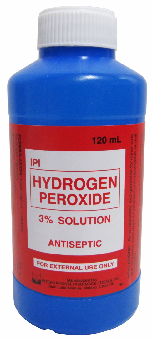 Hydrogen Peroxide Antiseptic Ipi 3% Solution 120Ml 1Pc