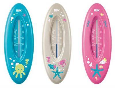 Nuk Bath Thermometer 3 Various Colors 1Piece