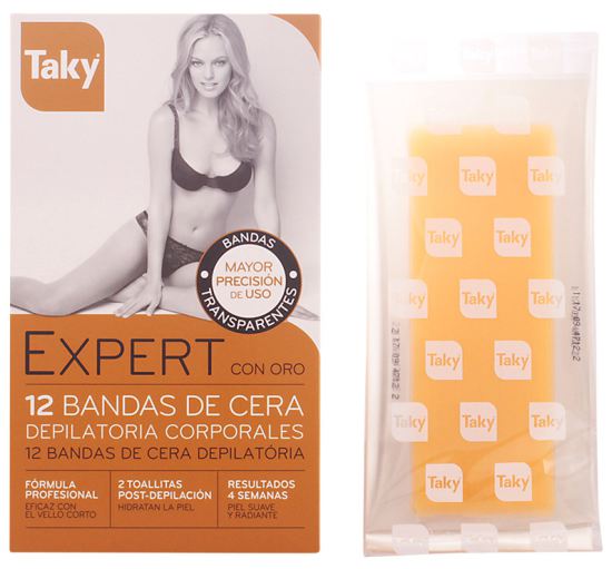 Taky Expert Beauty Oil Wax Hair Removal Strips