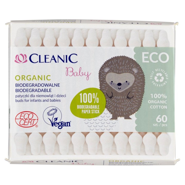 Cleanic Baby cotton sticks x60