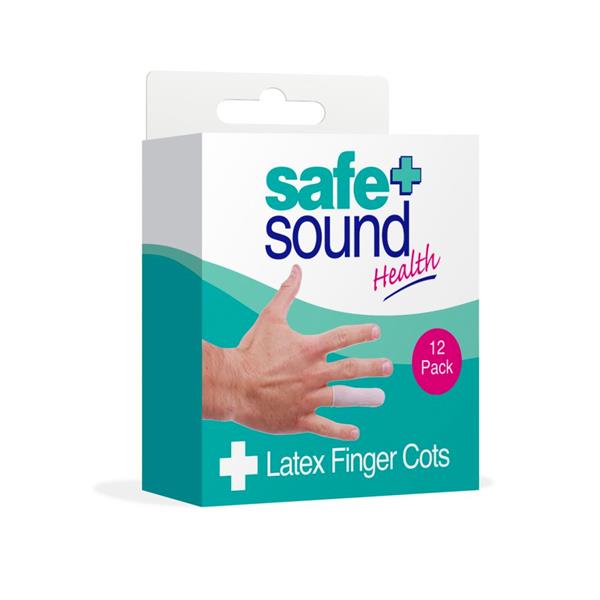 Safe Sound Latex Finger Cots