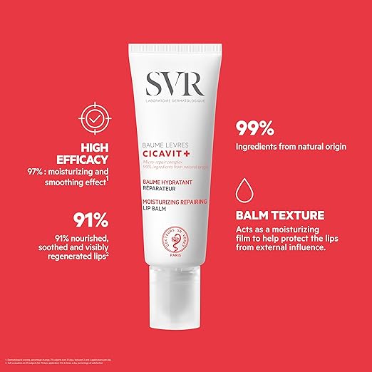 Svr Cicavit+ Fast Repairing Nourishing Protective Lip Balm, 10G