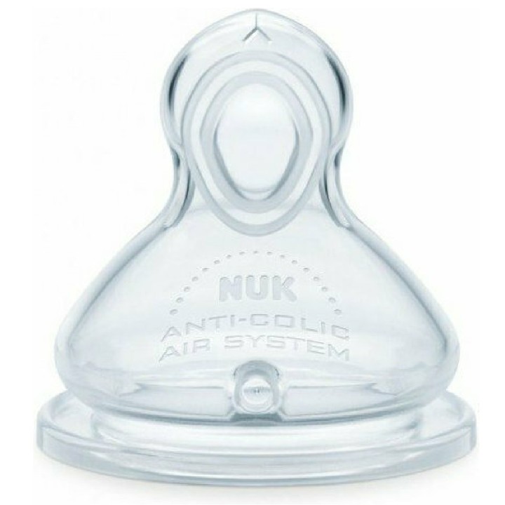 Nuk Silicone Nipple First Choice Flow Control 6-18M