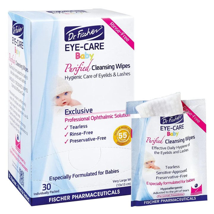 Drf Baby Vision Eye Care 30 Sach.In A Bo Cleansing Wipes 30