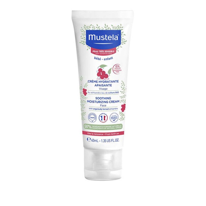 Mustela Soothing Moisturizing Facial Cream 40Ml Cream