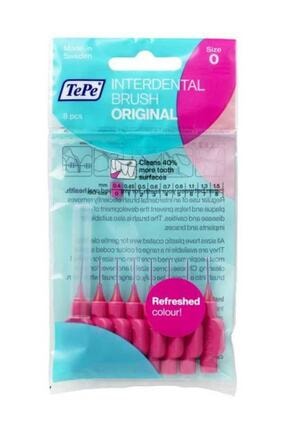 Tepe Interdental Brushes 0.4Mm Pink 8Pcs