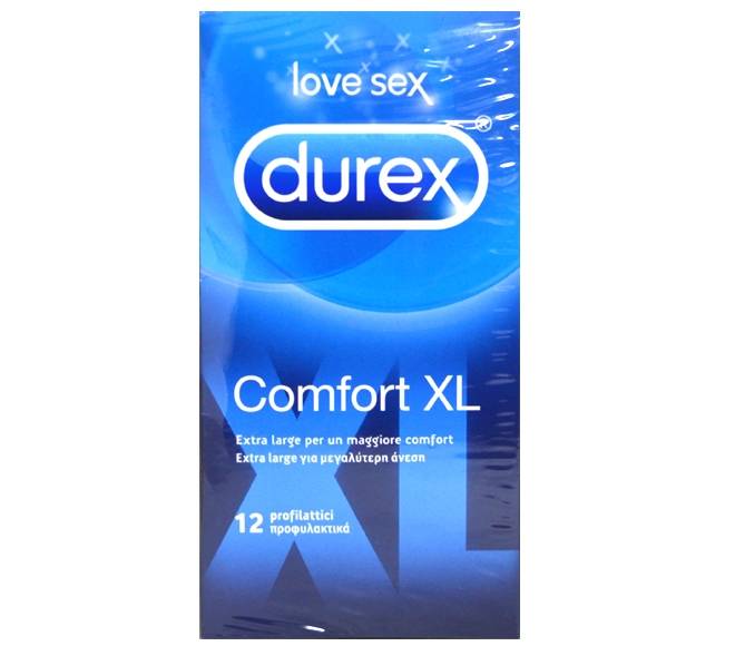 Durex Comfort Xl Condoms 12 Pieces