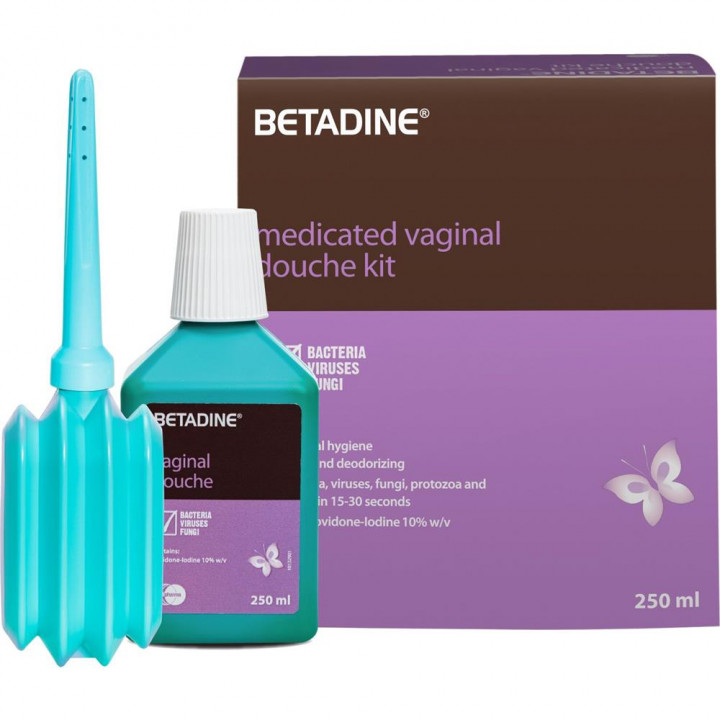 Betaisodona Vaginal Douche Kit 250Ml X 10%