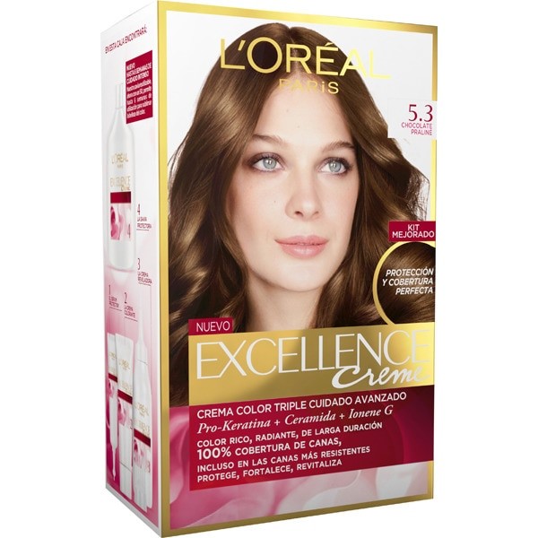 Loreal Excellence L'Oreal 5/3 Haircolour Light Golden Brown Hair Dye