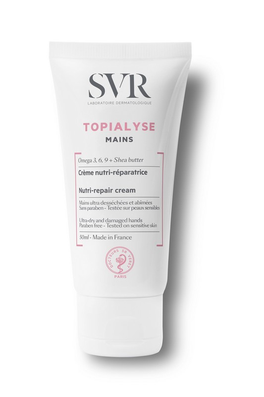 Svr Topialyse Mains Nutri Repair Cream Care For Ultra Dry & Damaged Hands Sensitive Skin 50Ml