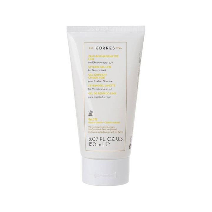Korres Styling Gel Lime For Normal Hold 150Ml