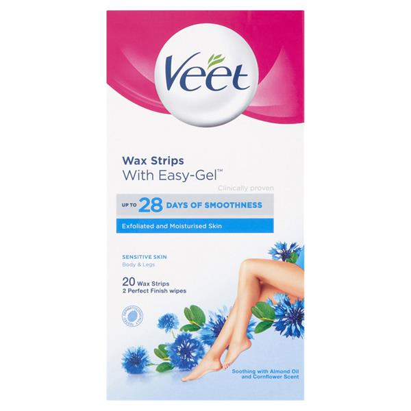 Veet Cold Wax Legs Sensitive Strips 20