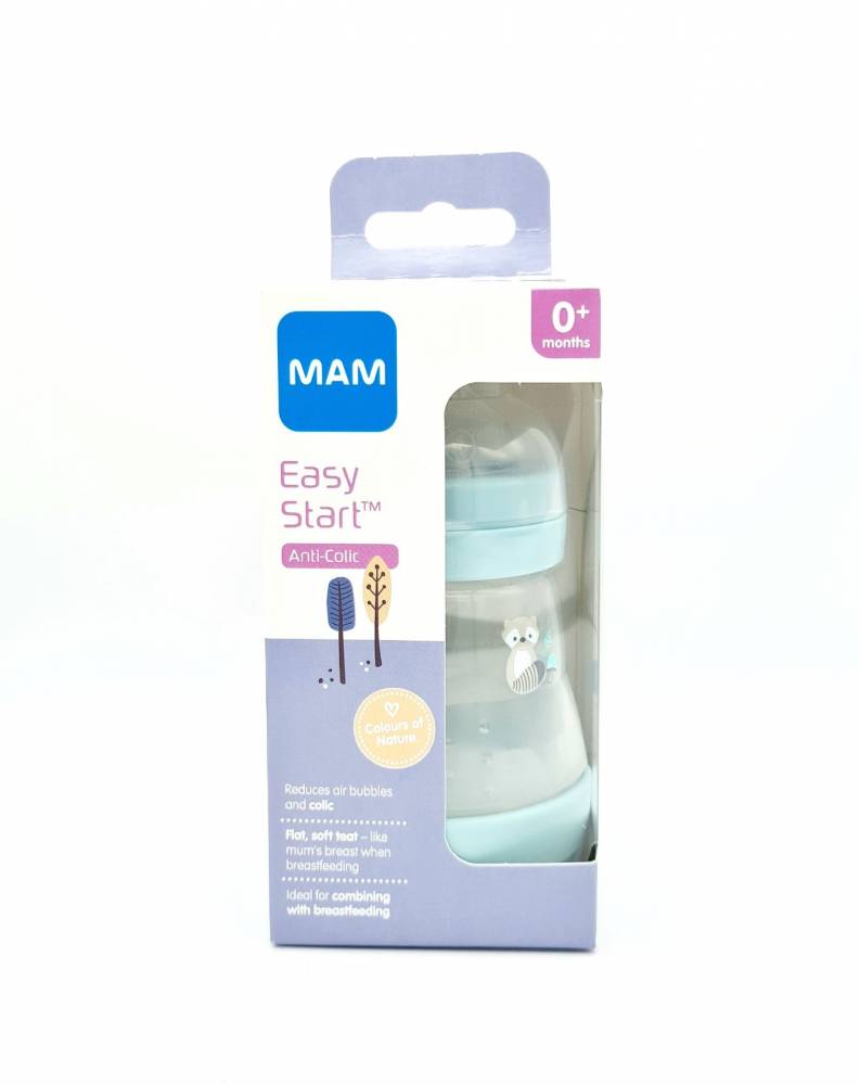 Mam Easy Start Anti-Colic Bottle Blue Fox 160ml