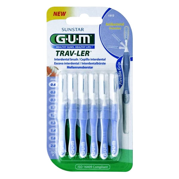 Gum Proxa Trav-Ler 0.6 1312 Toothbrush