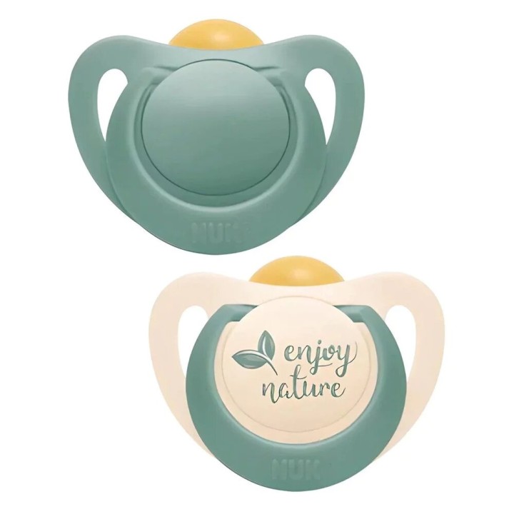 Nuk For Nature 0-6M 2/Box Latex Soother S1