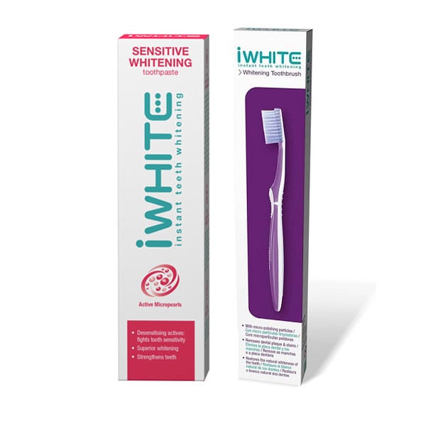 Iwhite Promo Pack With Sensitive Whitening Toothpaste, 75ml & Whitening Toothbrush