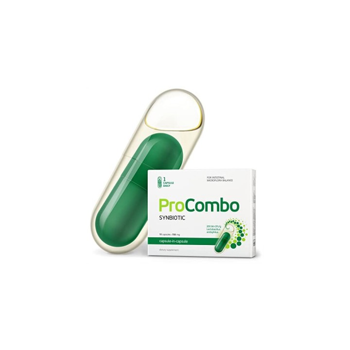 Procombo Prеbiotic & Prоbiotic For Gut Health 200 Billion Cfu 10 Caps