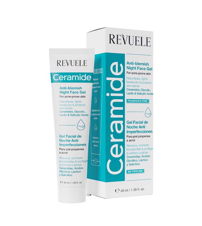 Revuele Caramide Anti-Blemish Night Face Gel 40Ml