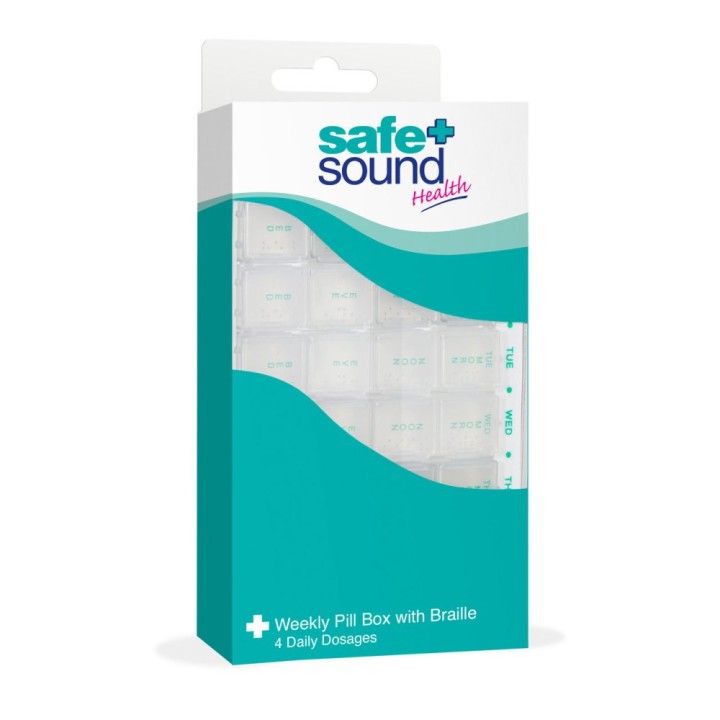 Safe+Sound Weekly Pill Organiser Box