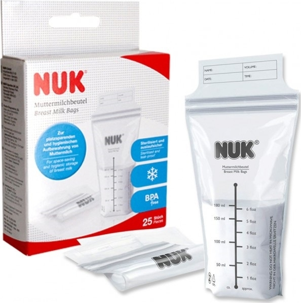 Nuk Breast Milk Bags 25Pcs