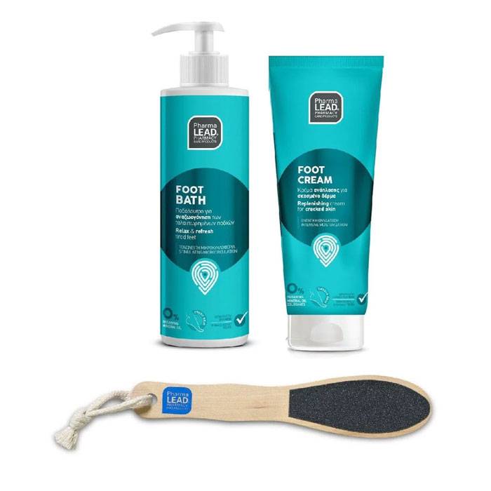 Pharmalead Care+Replenishing Foot Bath&Foot Cream&File Offer