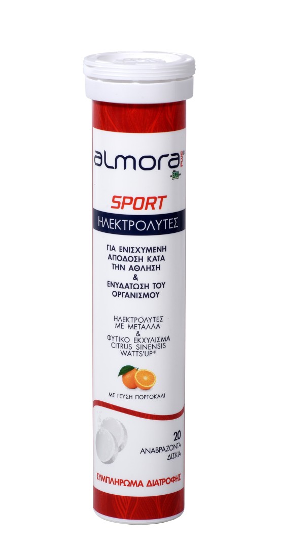 Almora Plus Sport Orange, Efferv. Tabl, 20