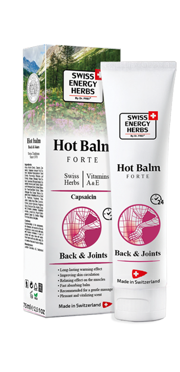 Swiss Energy Hot Balm 8 Herbs 75ml