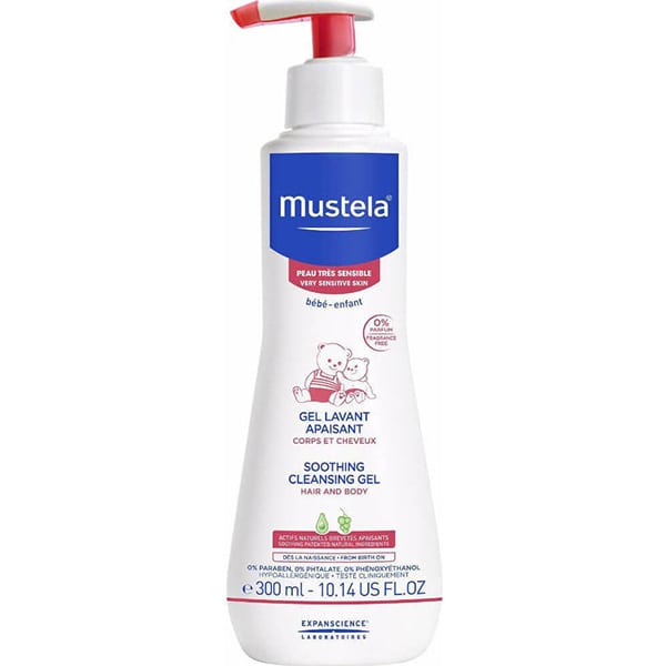 Mustela Soothing Cleansing Gel For Hair & Body Care 300Ml