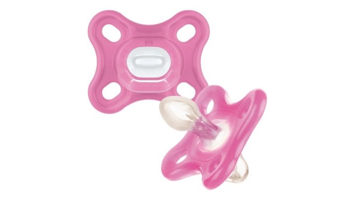 Mam Comfort Silicone Soother 0-2M, Color Pink (Pack Of 2)