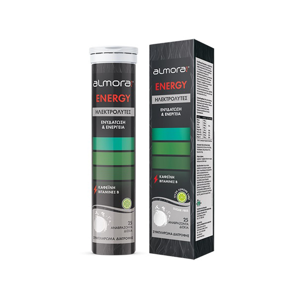 Almora Plus Energy Electrolytes Lemon 25 Effervescent Tabs