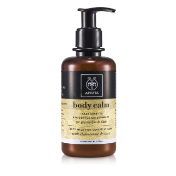 Apivita Body Calm Body Milk With Olive & Chamomile For Sensitive Skin 200Ml