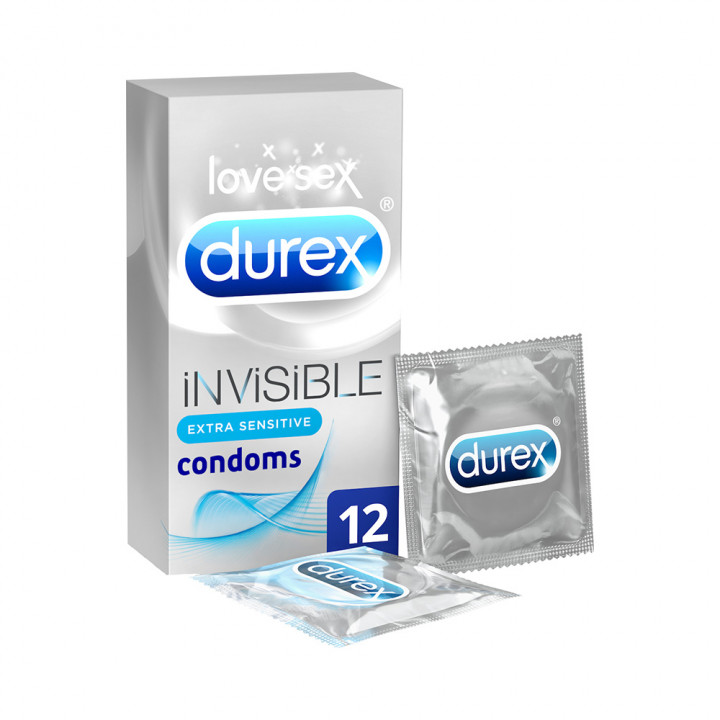 Durex Invisibel Sensitive Condoms 12 Pieces