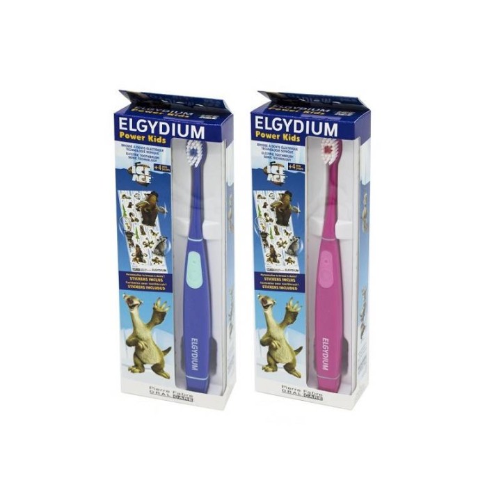 Elgydium Power Kids Electric Toothbrush Ice Age 4Y+ 1 piece