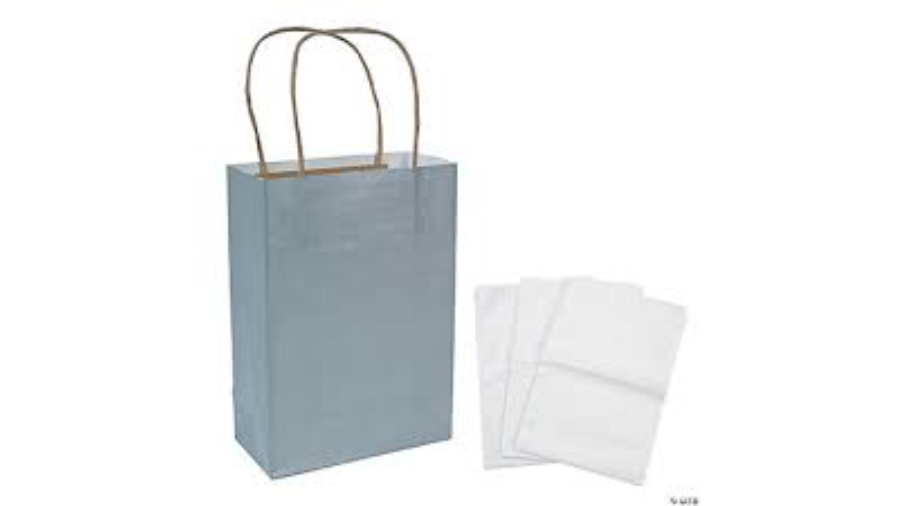 Gift Bag Small silver 15x20