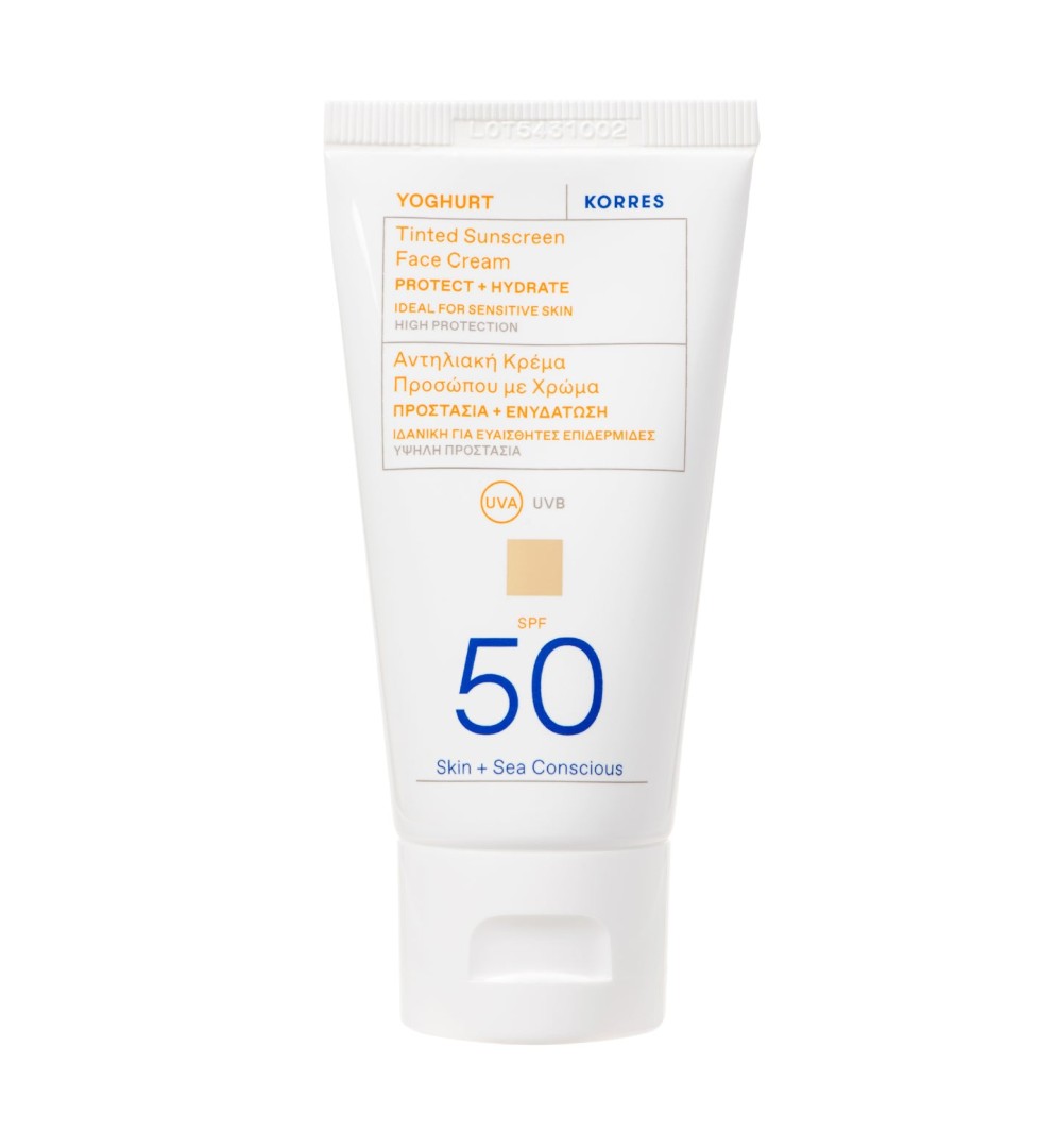 Korres Yoghurt Face Tint Sun SPF 50 50ml – face tint, SPF 50