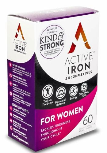 Active Iron Supplements Women 60 Capsules