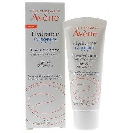 Avene Hydrance Uv Moisturizing Face Cream Rich Texture SPF30 40ml