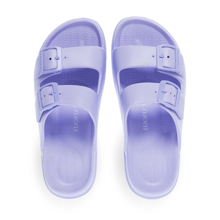 Parex Women's Lilac Slides With Two Straps Luofu S2024 (11829034) 36